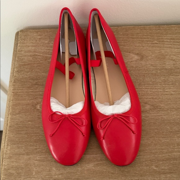 Loeffler Randall Shoes - Loeffler Randall Red Ballet Flats
